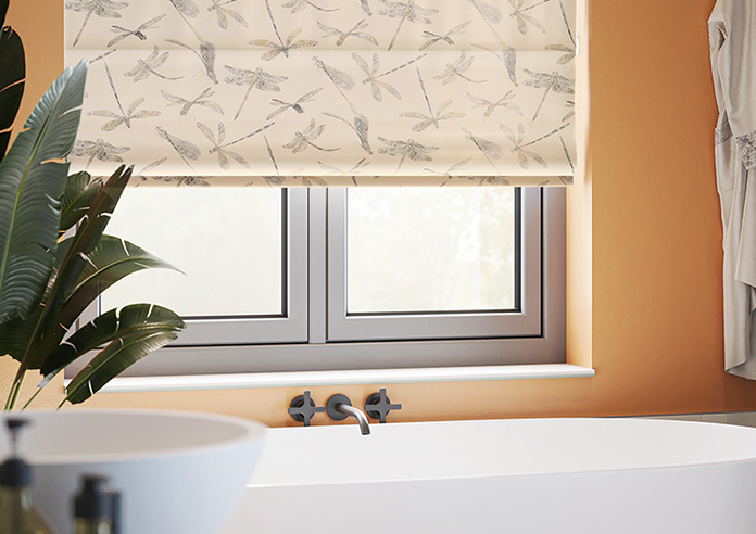 Dragonflies, Cream - Roman Blind - Image 5